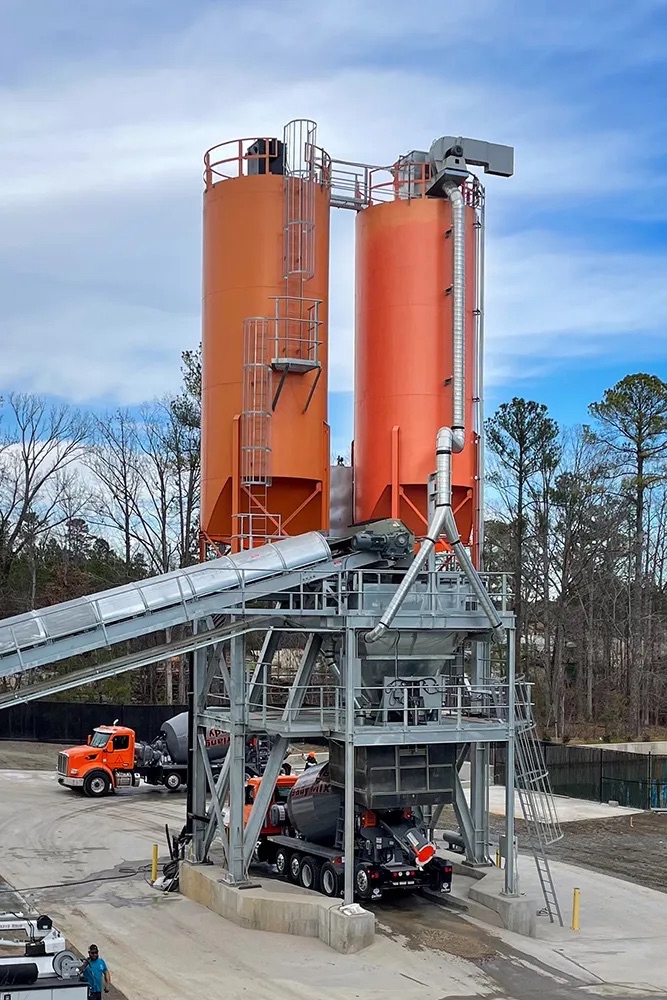 Dialing In the Mix — step 03 of a Local Driveway Co project in Charlotte, NC